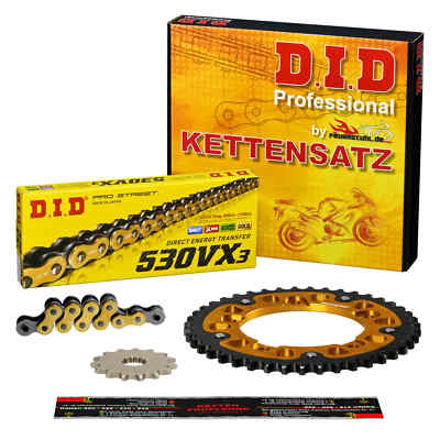 Honda CBR 1000 RR Fireblade SC57 06-07 Kettenkit DID VX3 gold Supersprox STEALTH
