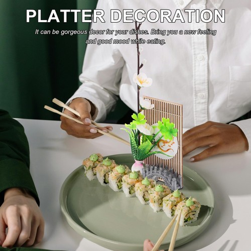 Salmone -Sashimi -Ornamenti Sushi-Ornamento Decorazione Piatto Sushi - Foto 2 di 12