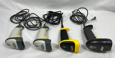 Lot of 4 USB Barcode Scanners Symbol LS2208 Wasp WLS9500 WLR8905 Tested