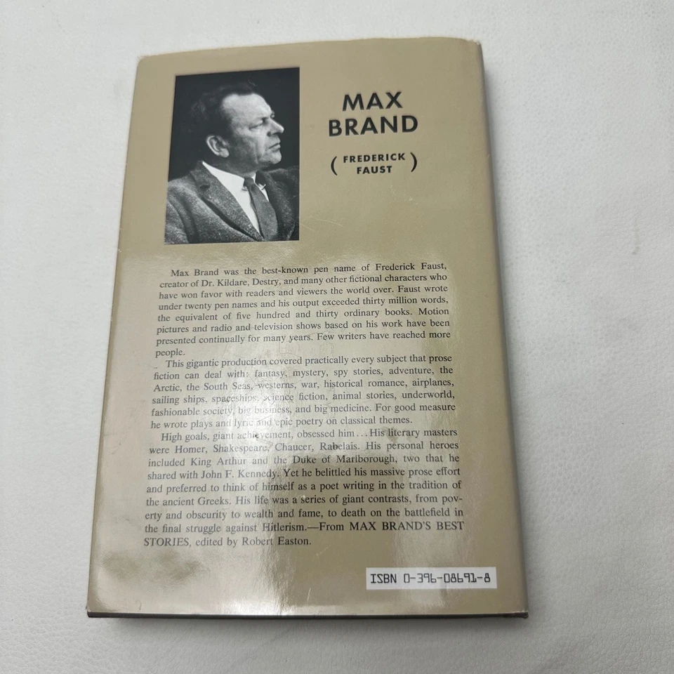 Mountain Guns Max Brand 1985 First Edition Western Dodd Mead HC/DJ - Image 2 of 4