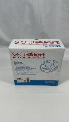 System Sensor SCW SpectrAlert Advance Ceiling Strobe STD CD White Fire Alarm