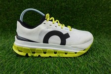 On Cloudflow 5 Shoes Womens Sz 6 White Lime Athletic Running Walking Sneakers