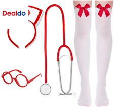 Halloween Nurse Costume Accessory Nurse Hat Cosplay for Halloween Party Supplies