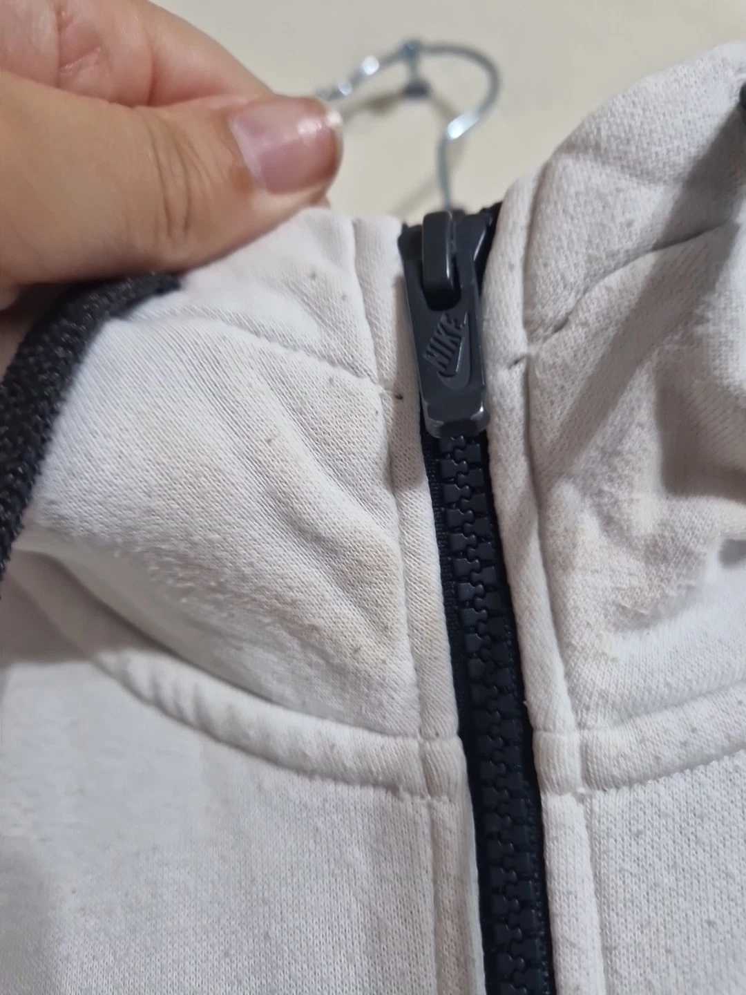 OFF WHITE Felpa con cappuccio Nike Meds Medium colore Blick tasca frontale