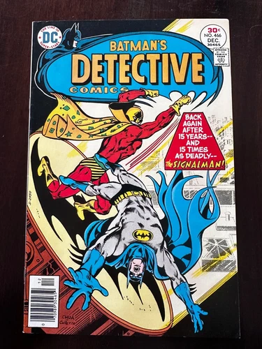 DETECTIVE COMICS 466 Vintage Comic Book