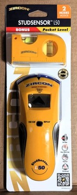 Zircon StudSensor L50 Edge Finding Electronic Stud Finder with Pocket Level