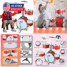 Drum Set for Kids 3-5, Musical Toy with Lights for Toddler
