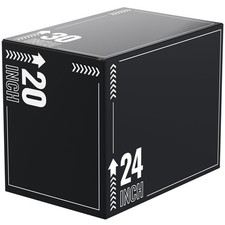 3-in-1 Plyometric Jump Box Workout Equipment Box Jumps for Home Gym