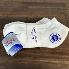 3-pair pack Hanes Sport Women's Cool and Dry low-cut socks Vintage 2007 4460
