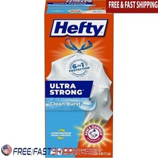 Ultra Strong 13 Gal Kitchen Trash Bags Tough Drawstring Odor Control Leak Proof