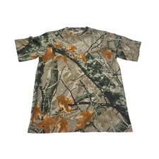 Outfitters Ridge Camo Shirt Fusion 3-D Print Short Sleeve Men’s Size Medium Y2K