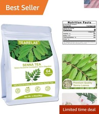 Senna Tea Bags - 64 Count of Caffeine-Free Herbal Digestive Aid