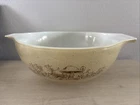 Vintage Pyrex Cinderella Nesting Mixing Bowl Forest Fancies Mushroom 444 4QT