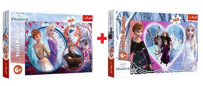 2 x Trefl Puzzle 160 Teile Disney Frozen II die Eiskönigin