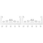 2 Pack Door Hanger Hooks Cat over The Hangers Row of for Hanging