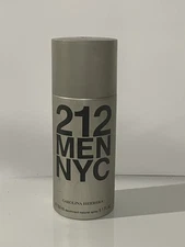 212 MEN NYC by Carolina Herrera 5.1 oz./ 150 ml. Deodorant Spray Men -has Dents