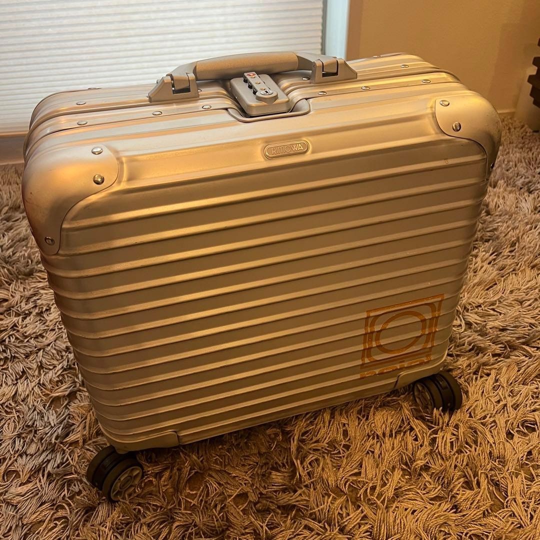 Rimowa Topas Business Trolley 26L Silver 4-wheels Carry Case 