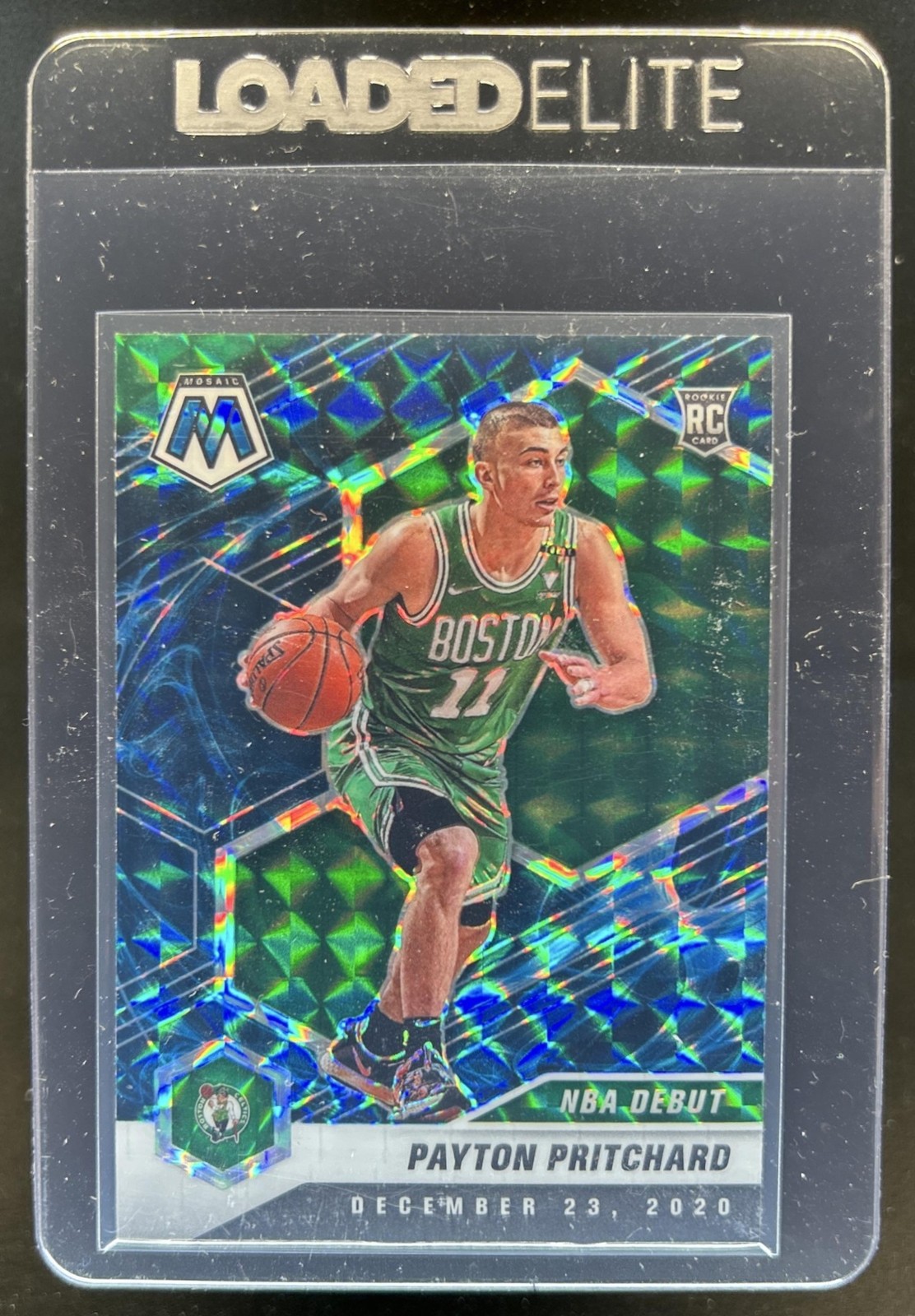 2020-21 Panini Mosaic Payton Pritchard RC Genesis Rookie NBA Debut #269 Celtics