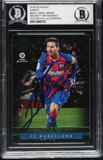 BAS 2019-20 Chronicles Panini La Liga Lionel Messi #424 Authentic Auto 04k8