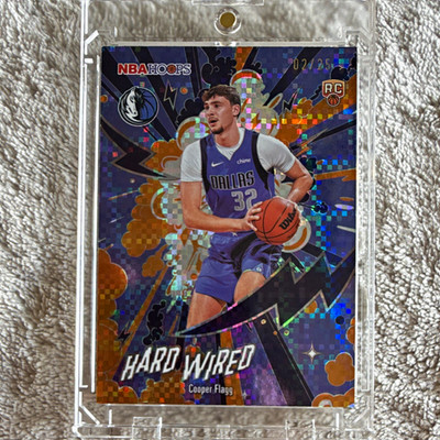 Topps 2026 NBA Hoops Hard Wired Cooper Flagg Mavericks RC #HW-21 02/25