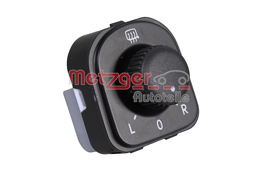 METZGER 09161125 Switch, exterior rearview mirror adjustment for SKODA