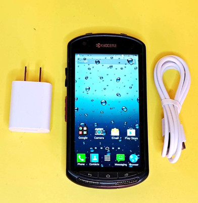  KYOCERA DURAFORCE E6560C 16GB LTE UNLOCKED RUGGED ANDROID CELL PHONE BELL TELUS