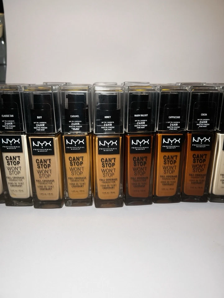 *NEW* NYX Can't Stop Won't Stop Full Coverage Foundation - Image 3 of 3