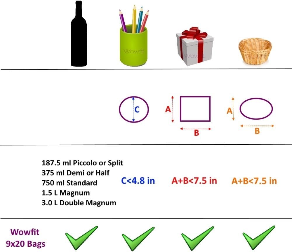 Crystal Clear 9x20 Cellophane Bags - 10 Count for An Elegant Presentation
