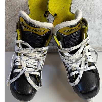 Bauer Supreme S53 Hockey Skates Size 6 Black Yellow