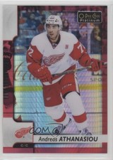 2017-18 O-Pee-Chee Platinum Red Prism 49/199 Andreas Athanasiou #136 0b3