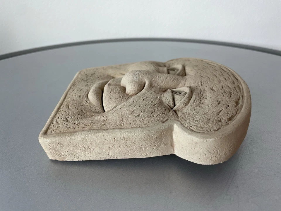 2007 CARRUTH STUDIO «Изящно быть разминанным» хлеб тост лицо стены вися табличка - Изображение 3 из 4