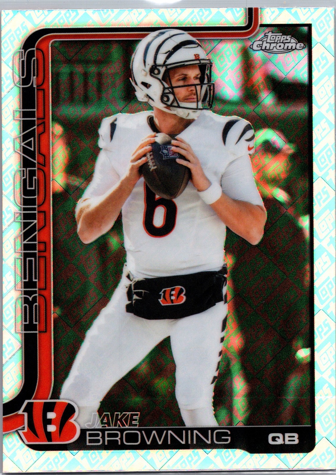2025 Topps Chrome JAKE BROWNING #63 Topps Logo Refractor Fanatics Exclusive