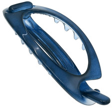 Paris CP3116 French Hair Barrette Clip, Flexible Ponytail Holder No Metal Parts,