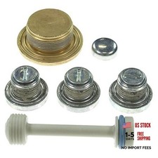 Melling Freeze Plug Kit, Complete Engine, Brass/Steel/Plastic, GM LS-Series,
