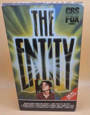 The Entity VHS CBS Fox Horror Movie Cult Classic Hi Fi Stereo 1981 