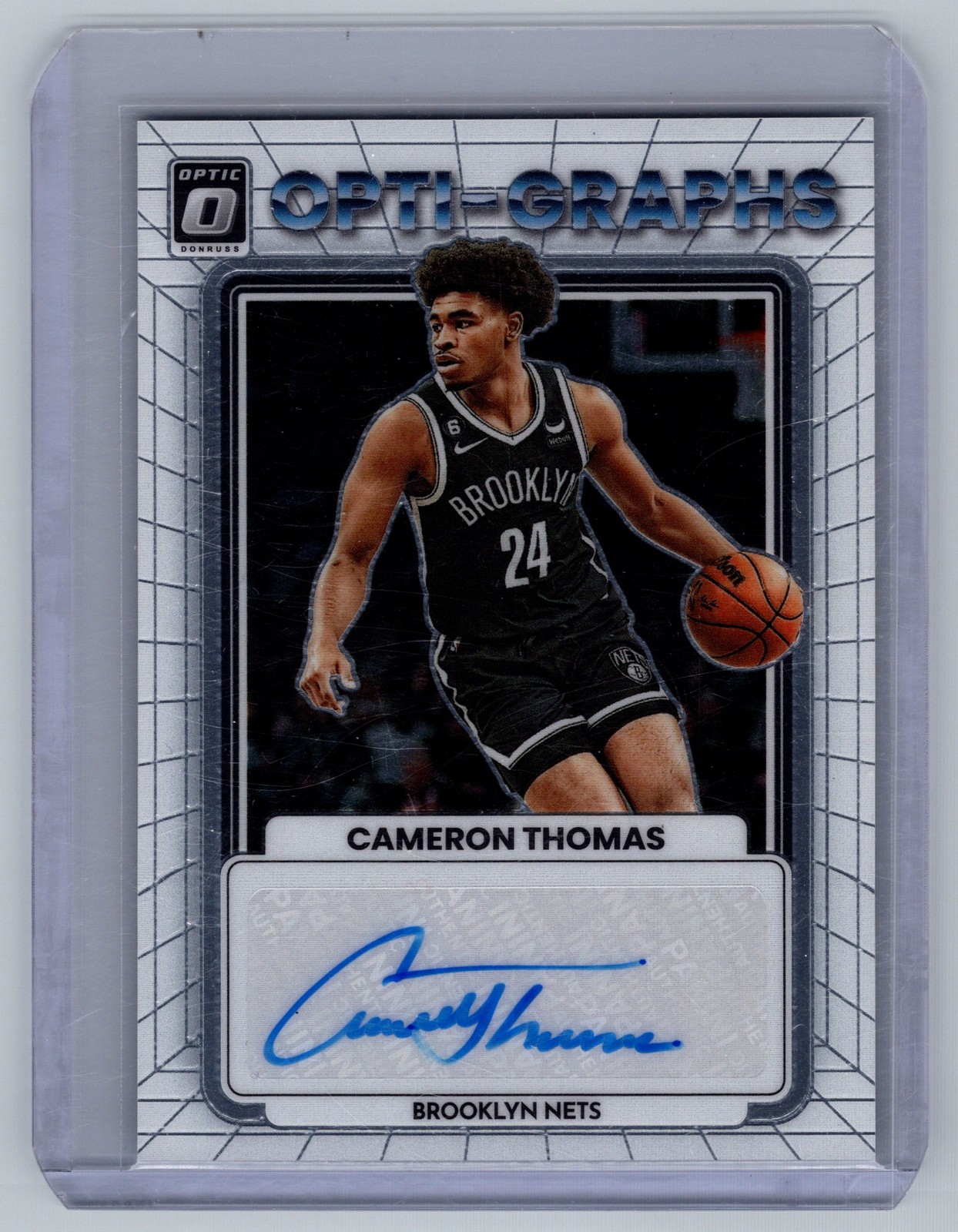 2022-23 Donruss Optic #OG-CAM Cameron Thomas Opti-Graphs #/99 Nets