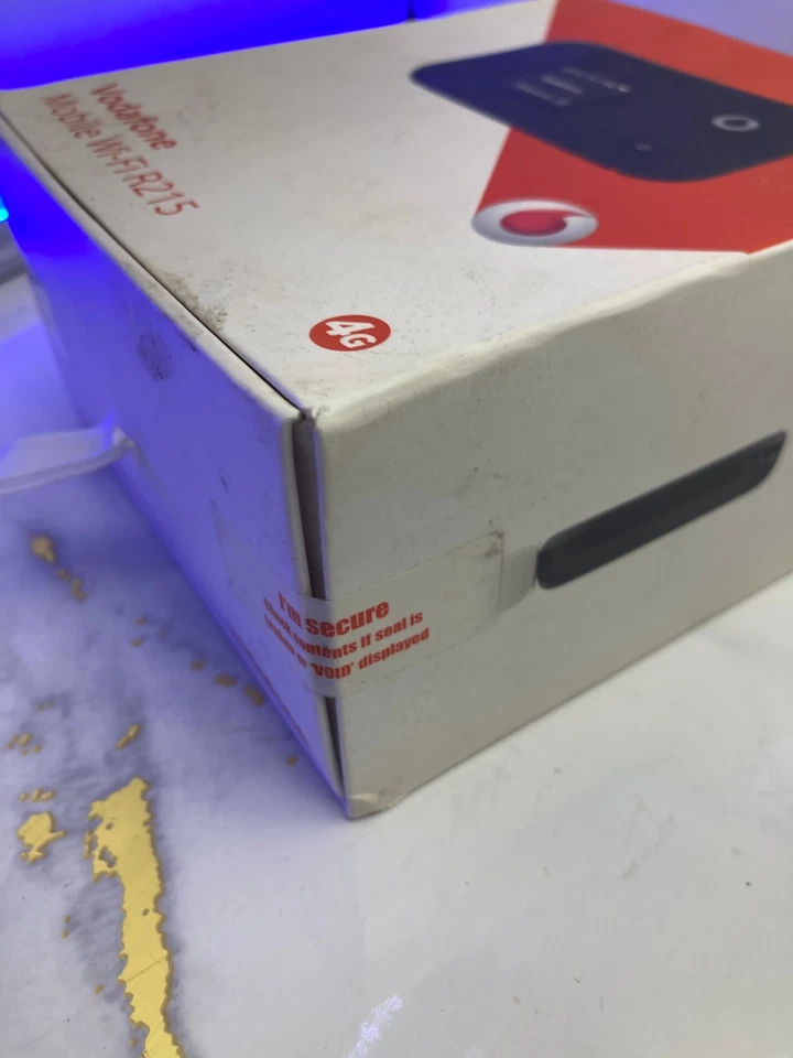 Huawei R215 4G Vodafone Mobile Wifi banda larga hotspot router WiFi LTE HB5F2H - Immagine 2 di 3