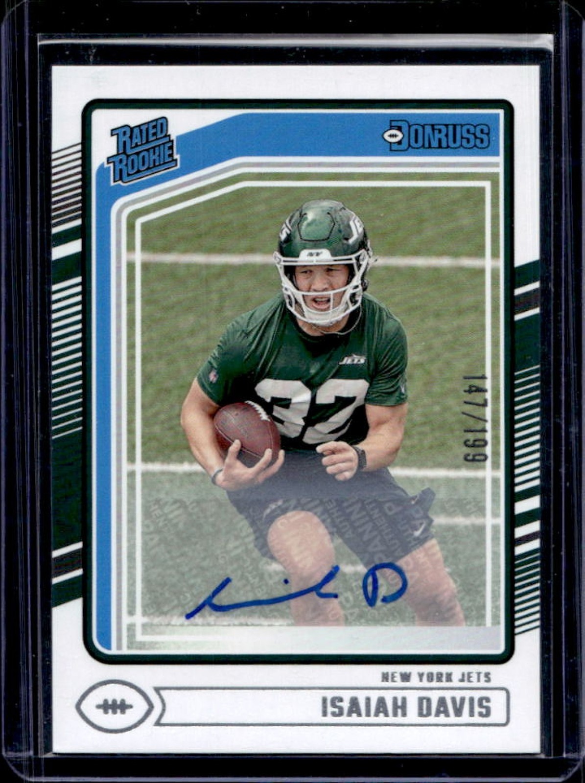 Isaiah Davis Panini Donruss #386 Autograph
