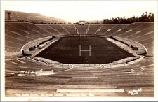 Rose Bowl Pasadena California RPPC Stadium 85000 Seats Real Photo Postcard