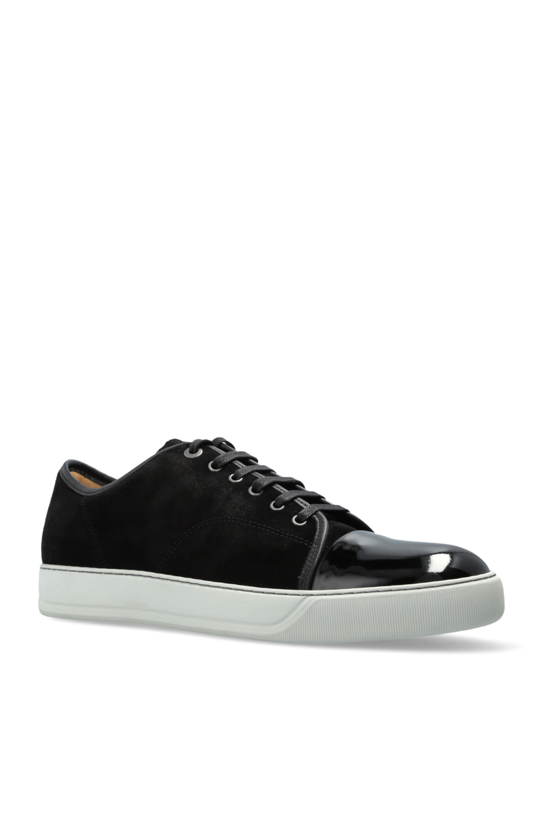LANVIN DBB1 Black Suede Sneakers - New & Authentic | Luxury Footwear image 2