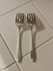 Rare Pair Of Dominick & Haff 6 1/4” Sterling Silver Salad Forks 1895 Pointed — photo 3