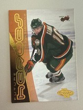 2000-01 Upper Deck Heroes Marian Gaborik #166 Rookie RC Hockey Card. rookie card picture