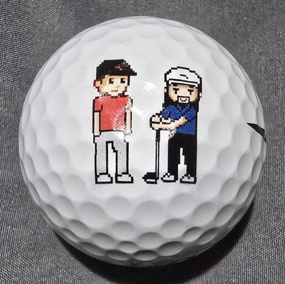 NEW Vice Pro Plus - ''Divot Dudes Golf'' Logo, Pixel Art Print- 1 Ball