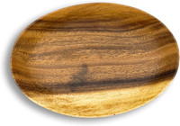 Holzschale Akazie 19Cm Oval Design Snackschale Schale Obstschale Obstkorb Tischd