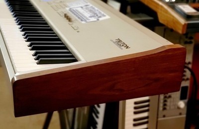 Korg Triton Studio 88 Replacement End Panels - Solid Walnut