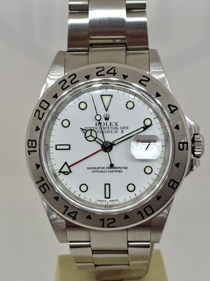 Rolex Explorer II weißes Zifferblatt Original 2001