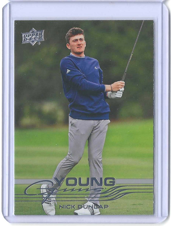 Nick Dunlap 2026 Upper Deck Golf Young Guns #105 PGA Tour