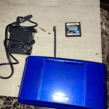 Nintendo DS NTR-001 Original Console Blue with Pokemon Diamond