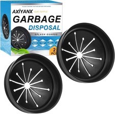 3 3/8" Inch Sink Splash Guard - Rubber Garbage Guard and Disposal Stopper for