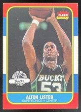 1986-87 Fleer #64 Alton Lister RC